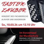 Fachbereichskonzert | Akkordeon & Klavier am 10.03.2024 um 12.15 Uhr