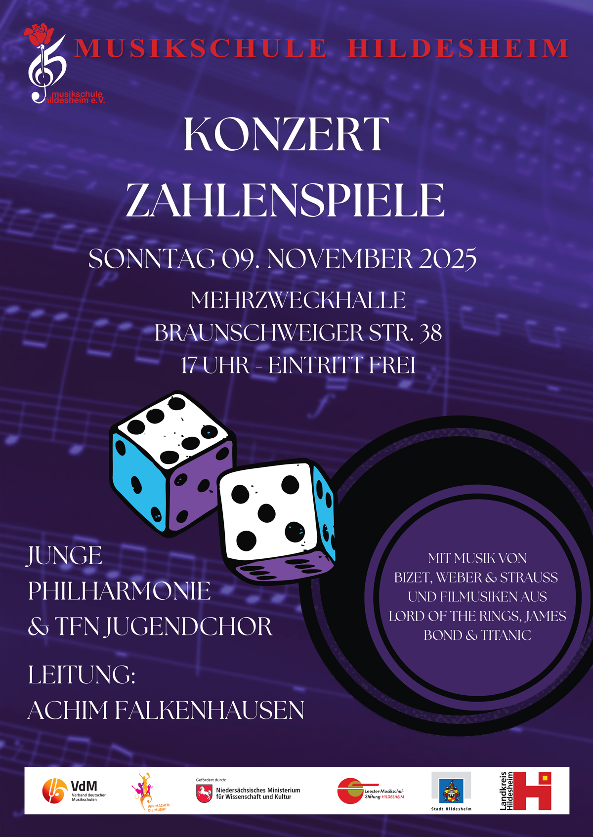 Konzert Zahlenspiele | 09.11.2025 um 17:00 Uhr