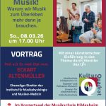Vortrag Prof. Altenmüller (im Rahmen der Veranstaltungsreihe des Kulturquadrats) - 08.03.2026 um 17.00 Uhr